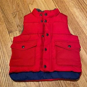Red Toddler Baby Gary Vest.